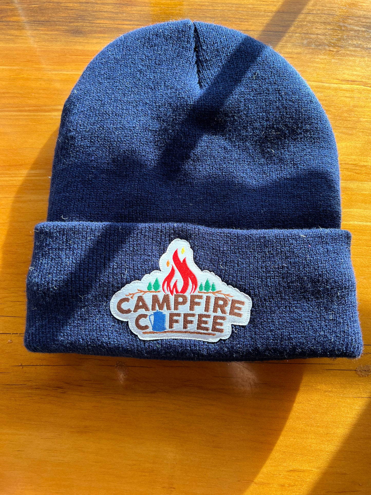 Campfire Coffee Fleece Lined Logo Beanie